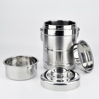 China Double Food Heater Stainless Steel Heat Preservation Thermos Soup Pot Viable Hot Pot Food Warmer for sale