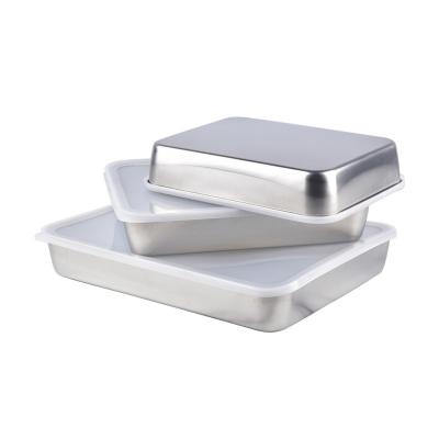 China Hot Selling Home High Quality Square Freshness Preserving Amazon Japanese Style Square Dish Storage Box Container Food Lid Organizer for sale