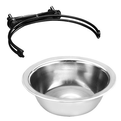 China Quality Guaranteed Proper Price Non-automatic Stainless Dog Feeder And Drinker Bowl With Stand for sale