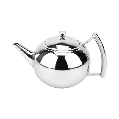 China Sustainable Lid Silver Polished Tea Infuser Warmer Infusers Stainless Steel Infusing Teapot for sale