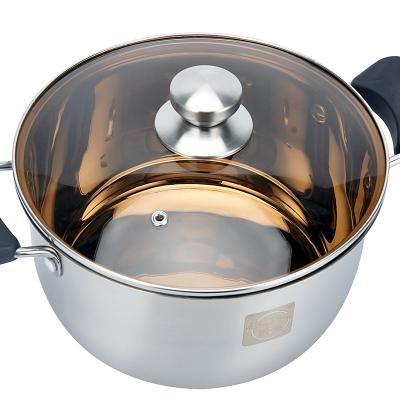 China Good Price Viable Wholesale Induction Casserole Non Sticking Pots Cookware Pots for sale