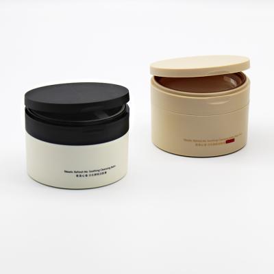 China 100ml Cosmetic Empty Plastic Sample Matt Cosmetic Face Cream Body Scrub Jar Eco-Friendly for sale