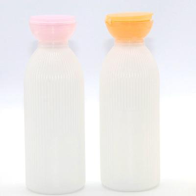 China Custom Round 300ML Fashionable Eco Friendly Empty Squeeze Lotion Plastic Bottle for sale