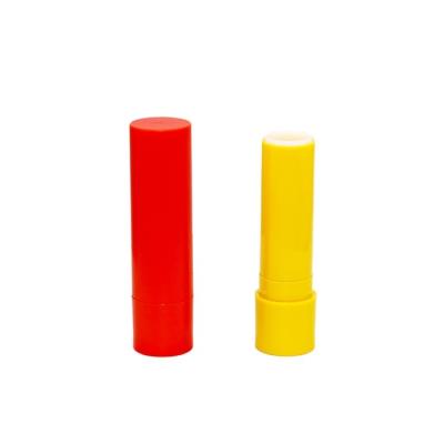 China Recyclable Custom Logo Cosmetic Packaging Empty Lip Balm Tube Plastic Colorful Lipstick Container for sale