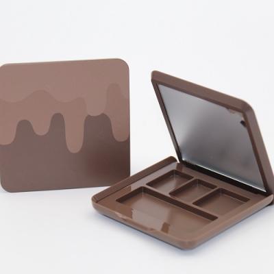 China Competitive Price Good Quality Cosmetic Packaging Multi-square Press Compact Packaging Pressed Powder Case for sale