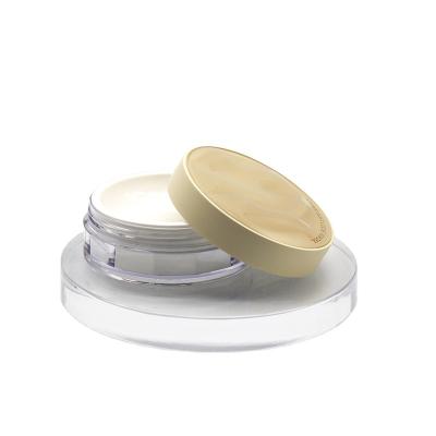 China Customized popular cosmetic clear plastic loose powder powder loose jar with sieve private label for sale