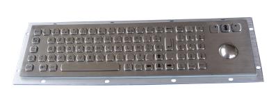 China Stof - toetsenbord van de puntbraille van het Bewijs het Ruwe roestvrije staal met optische trackball Te koop