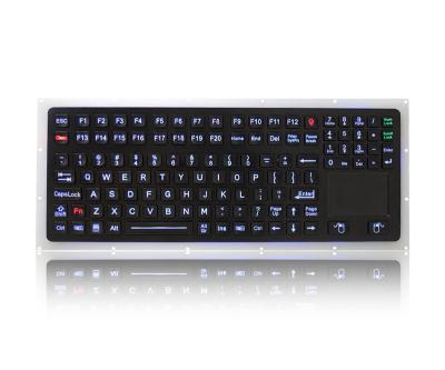 China IP65 Schwarzes Marine Keyboard Backlit Vandal Resistant  Edelstahl schroff zu verkaufen