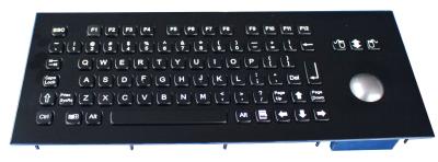 China El teclado negro industrial 83 del metal cierra el material del acero inoxidable 304 para el quiosco de información en venta