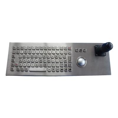 China Teclado de acero inoxidable de la palanca de mando de 800DPI IP68 con el ratón del Trackball en venta