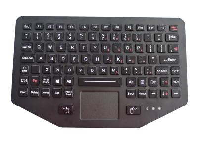 China Teclado industrial construido sólidamente de la temperatura amplia con el panel táctil PS2 USB en venta