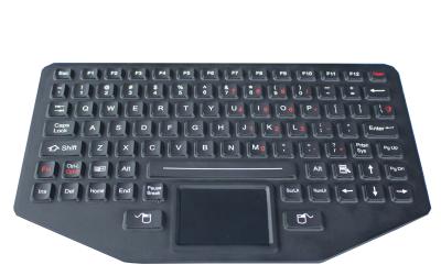 China 89 Schlüssel-Silikon-hintergrundbeleuchtete Ruggedized Tastatur mit Siegelberührungsfläche zu verkaufen