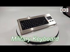 Rugged Military Silicone EMC Keyboard IP68 Backlight With Touchpad