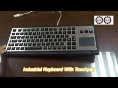 vandal proof 85 keys marine backlit keyboard with integrated touchpad