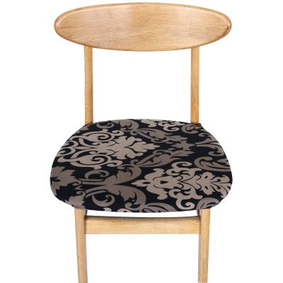 China durable chinese factory printed fabric chair seat cover with lowest price chair seat cover for sale