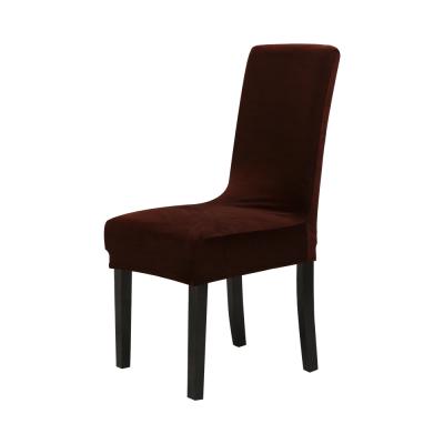 China Simple factory made chair covers coffee luxury velvet chair dark cover sales of factory wholesale price for sale