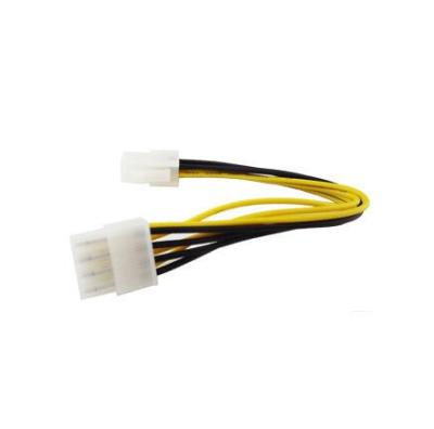 China Video Game Player CPU Connection 4Pin Male 8Pin Serial ATA SATA Hard Drive Adapter Power Cable for sale