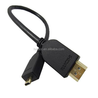 China Multimedia fast production polybag packing hdmi to micro hdmi cable 4K for sale