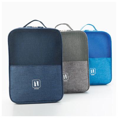 China Yiwu Factory Supply Polyester Travel Shoe Magic Bag Soft Portable Shoes Tote Storage Bag Storage for sale