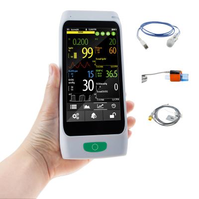 China Aminal Clinic 5 Inch LCD Large Screen Handheld Veterinary Veterinary Hospitals Vital Signs Monitor For Pets Clinics for sale