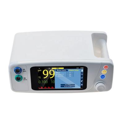 China Medical Healthcare Pulse Oximeter Desktop 5 Inch Table Top SpO2 Vital Sing Monitor Touch Screen Medical Portable Patient Monitor for sale