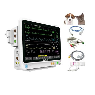 China ICU 6 Parameter NIBP IBP ECG Pulse Oximeter Veterinary Vital Signs Monitor Medical Device for sale