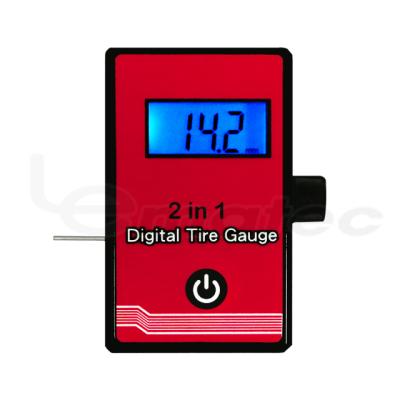 China Lightweight Electronic 2 In 1 Digital Tire Pressure Gauge DG-11 150 PSI Tire Groove Depth Tester for sale