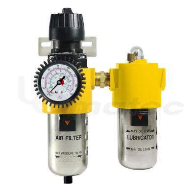 China Building Material Stores Air Filter Regulator Lubricator F.R.L Combination Pneumatic Parts Air Source Control Treatment Resistant Made for sale