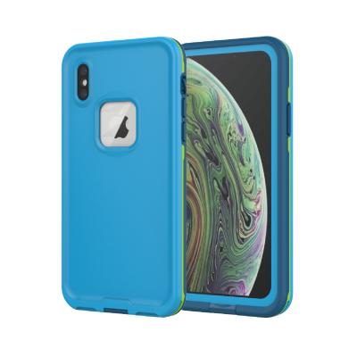 China Unique Oxterlai For IPhone Xs Max Waterproof Case Aqua Series Slim Fit IP68 Certified Dirtproof Shockproof Snowproof Case for sale