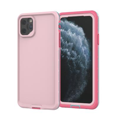 China Unique Oxterlai For iPhone11 Pro Max Splitter Bag Cover Sports Case OEM Logo Item Weather Packing PCs Pink Color Swimming Waterproof for sale