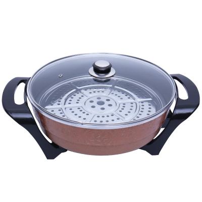 China Hotel Nonstick Electric Frying Pan With Auto-thermostat Temperature Controller for sale