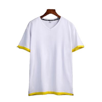 China Custom Made Men's Breathable T-shirts Clothing Summer Men's T-shirt Solid Color Short Sleeve T-shirt for sale