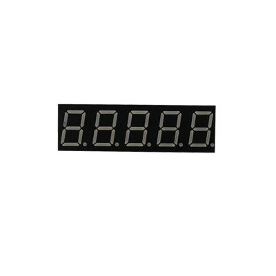 China 5 Digit 7 Segment Indoor High Quality Clock Led Display for sale