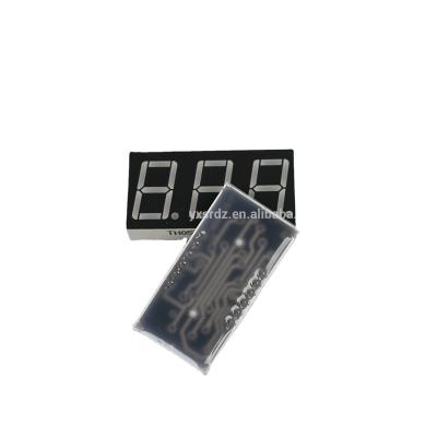 China Device blue, white color 3 digits 7 segment led two-color display for sale