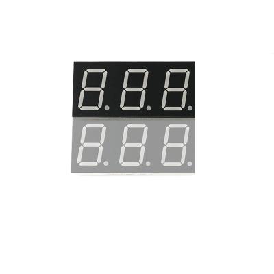 China Indoor Common Cathode 3 Digits 0.56 Inch 7 Segments Red LED Display for sale