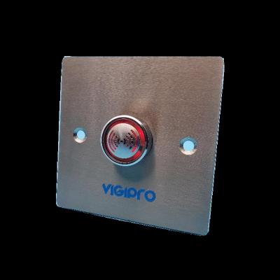 China Hairline Stainless steel Vigipro Burglar Alarm Audible and Visible Alarm Indication Panel Flushed mounted LED indicator colors for sale