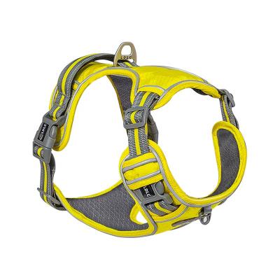 China Wholesale High Quality Nylon Running Dog Soft Nylon DETACHED Reflective and Durable Custom Dog Harness Harness for sale