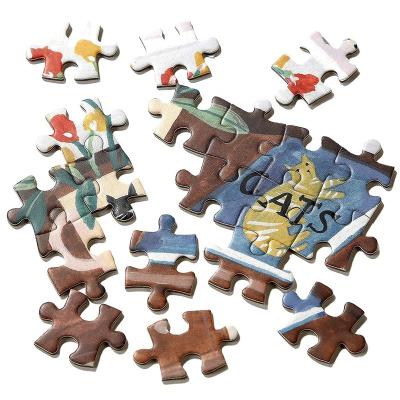 China Cartoon Toy Personalized Custom Puzzle Game 100 500 1000 2000 pieces brain teaser for adult kids for sale