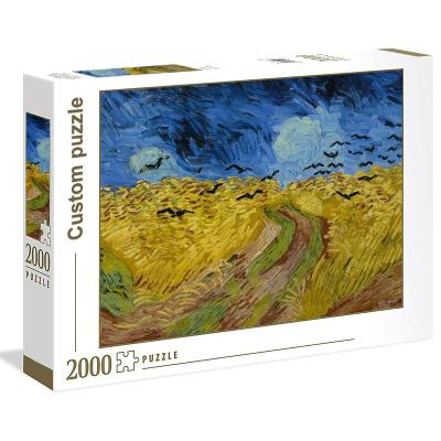 China Cartoon Toy Made in China Custom Jigsaw Puzzle 2000 Pieces for sale