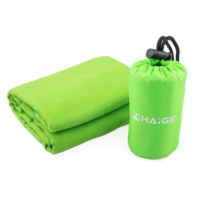 China Personalized Ultra Absorbent QUICK DRY Microfiber Sports Gym Towel With Mesh Bag for sale