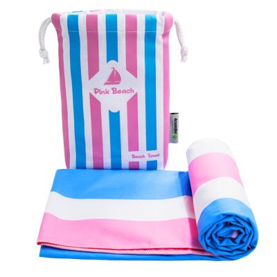 China QUICK DRY 80% Polyester 20% Polyamide Printed Swim Beach Microfiber Towel for sale