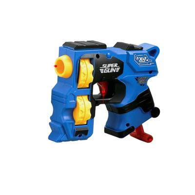 China New Hot Sale Kids Favorite Eco-friendly Weapons Toys Manual Soft Toy Guns Soft Shooting for sale