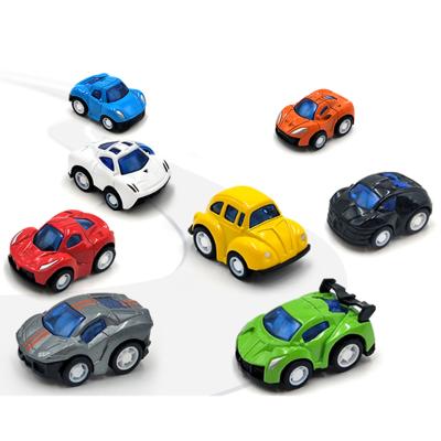 China Toy Wholesale Alloy Material Diecast Vehicle Toys 2021 The New Mini Pull Back Toy Model Car For Children's Gifts for sale