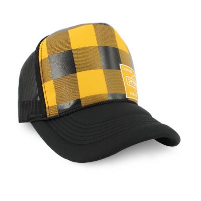 Китай JOINT Logo 5 Panel Printing Nylon Mesh Cap CB020018 14 Holes Plastic Buckle продается