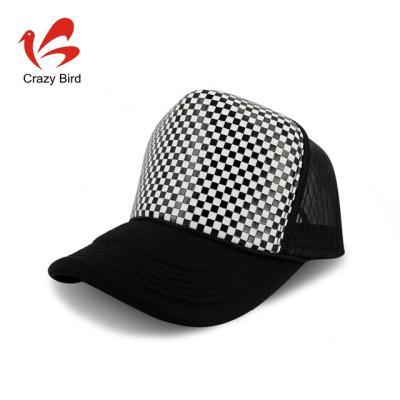 China JOINT Full Logo 5 Panel Silk Printed Trucker Hat CB020006 for sale