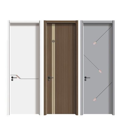 China High quality modern sound insulation SZD wooden doors sell well interior wooden doorsminated door entry laminated door for sale