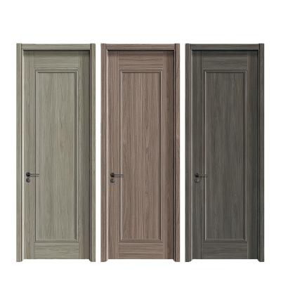 China SZD Sound Insulation Waterproof Interior Bedroom WPC White Door Wooden Door Design With Door Frame For Hotel By Chinese Manufacturer for sale