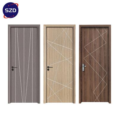 China China High Security SZD Door Interior Door Part Wooden Door Supplier Latest Design Wholesale for sale