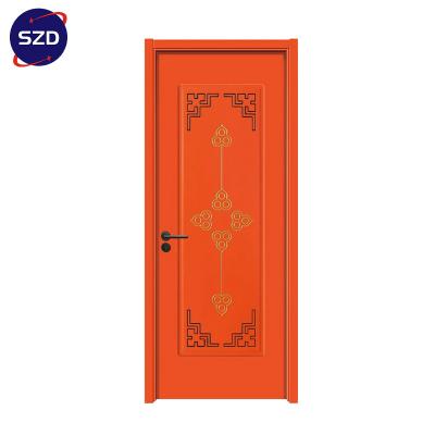 China Modern Traditional SZD Simple Design Door Hotel Single Door for sale