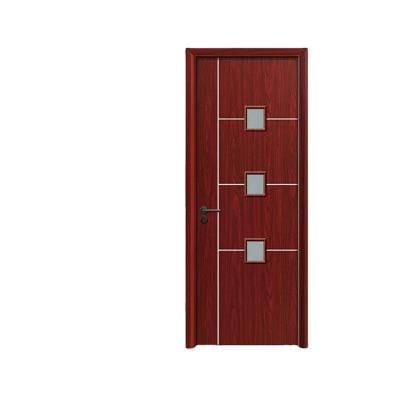 China Modern Front Entry Solid Wood Glass Panels Pivot Door With Fixed Door Design for sale